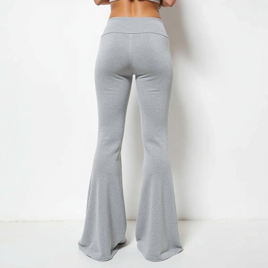 Sexy Grund Solide Flare Hosen
