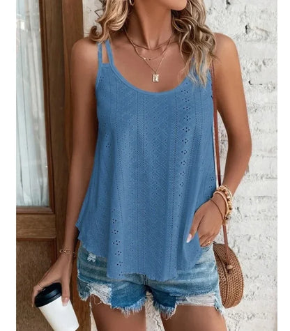 Große Frauen Freizeit einfache Boho Camis Tops