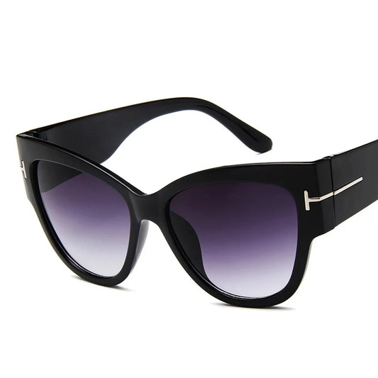 Neue Mode Marke Designer Cat Eye Frauen Sonnenbrille