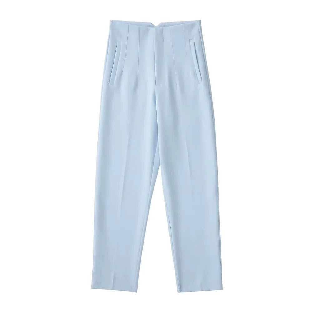 Hohe Taille Feste Hosen für Frauen