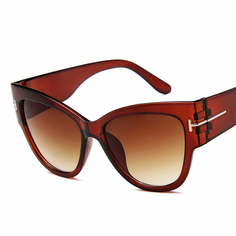 Neue Mode Marke Designer Cat Eye Frauen Sonnenbrille