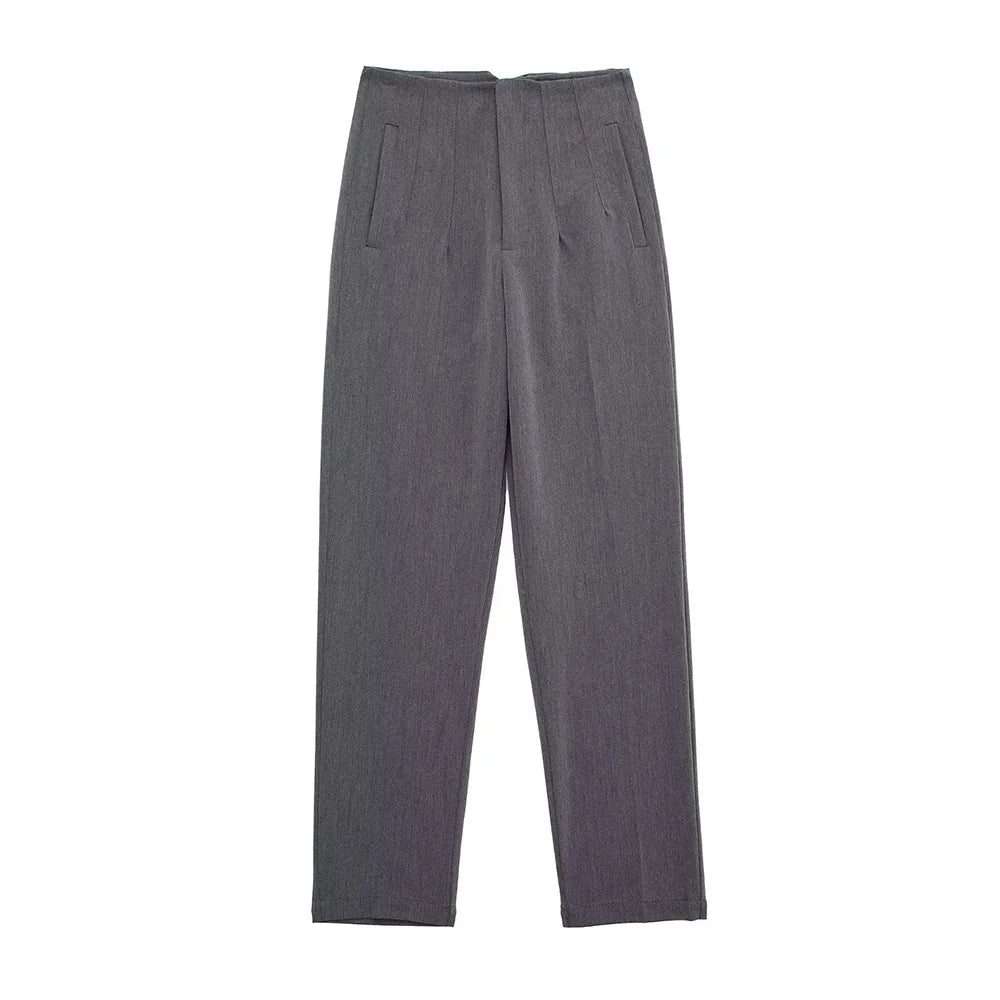 Hohe Taille Feste Hosen für Frauen