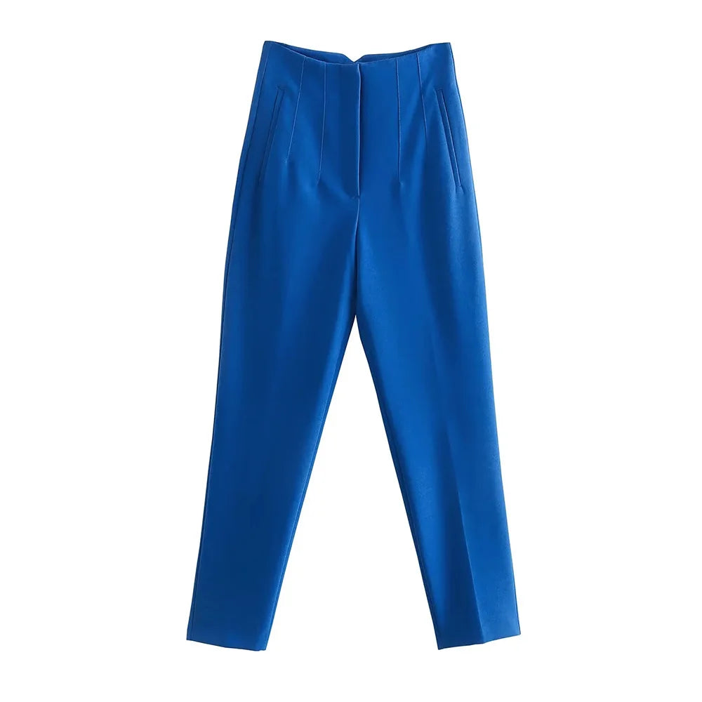 Hohe Taille Feste Hosen für Frauen
