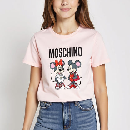 Disney Rundhals-Kurzarm-T-Shirt Mickey Female