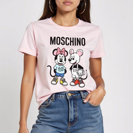 Disney Rundhals-Kurzarm-T-Shirt Mickey Female